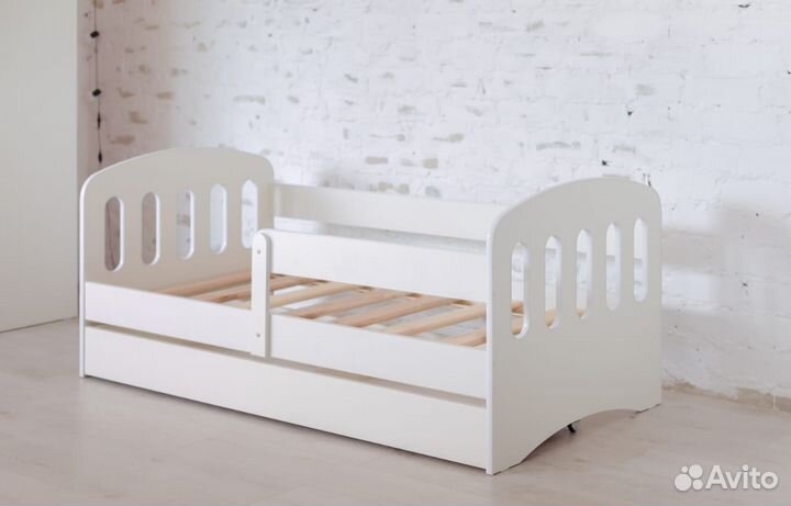 Кровать софа цвет от 2х лет высокий борт ламинат