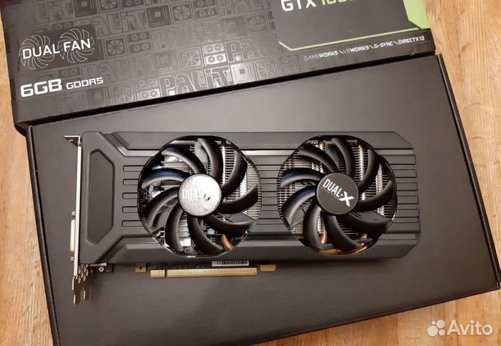 Видеокарта gtx 1060 6gb palit