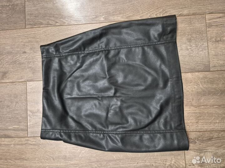 Мини юбка эко-кожа