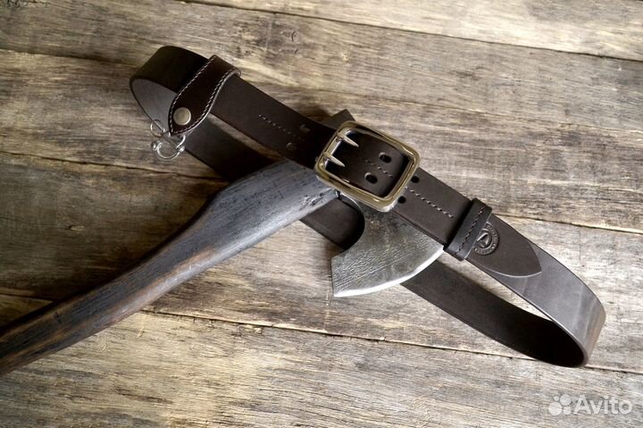 Кожаный ремень ручной работы на заказ