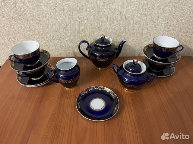 Чайный сервиз лфз кобальтовый купить в Москве | Товары для дома и дачи ...