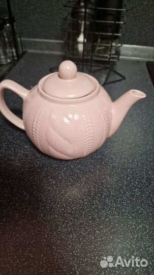 Заварочный чайник розовый