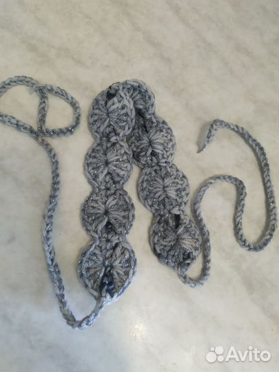 Чокер вязаный