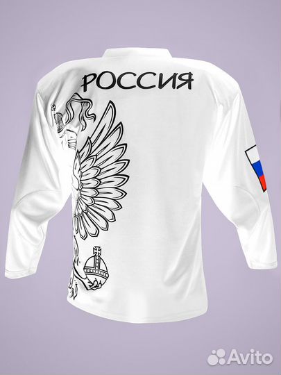 Хоккейный свитер 28р-56р (майка-цвет белый)