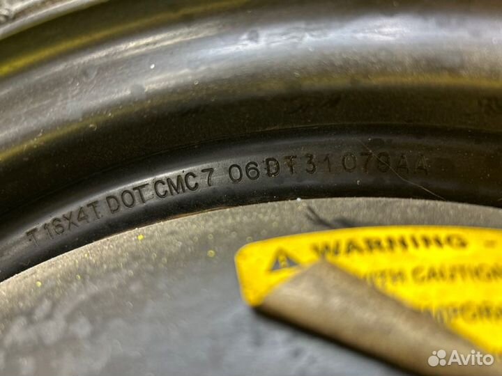 Запасное колесо/докатка R16 5/114.3