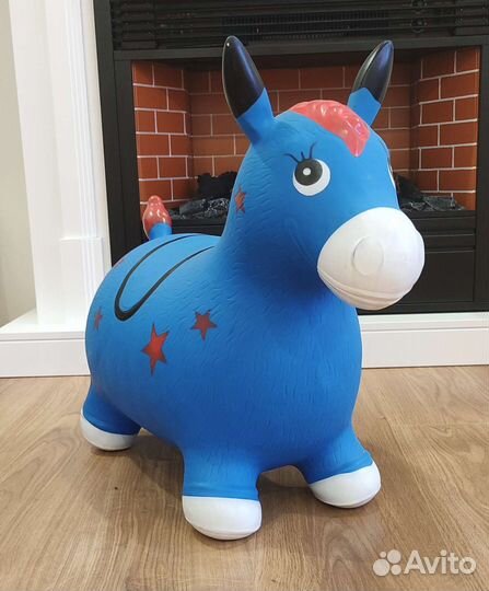 Попрыгун для развития ребенка. Лошадка надувная