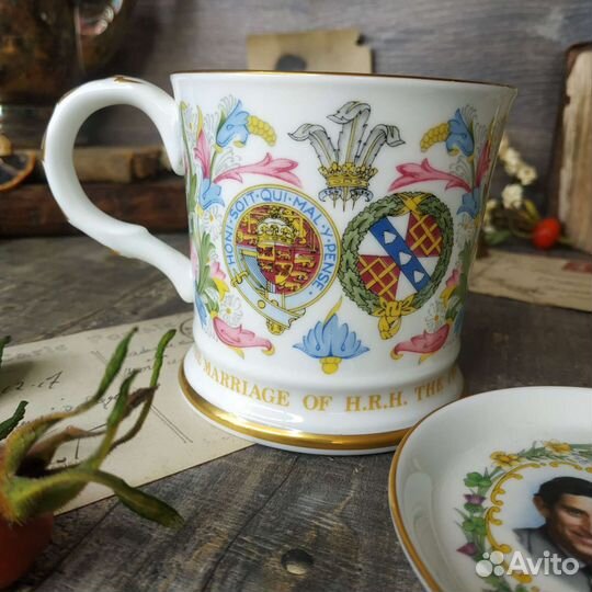 Фарфор с членами королевской семьи Чарльз и Диана