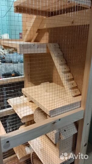 Новая большая клетка для шиншиллы. 1,2 м