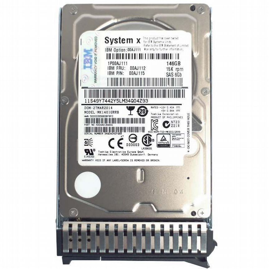 [00AJ112] Жесткий Диск Lenovo 146gb 00aj111 Sas 2,5" 00aj112