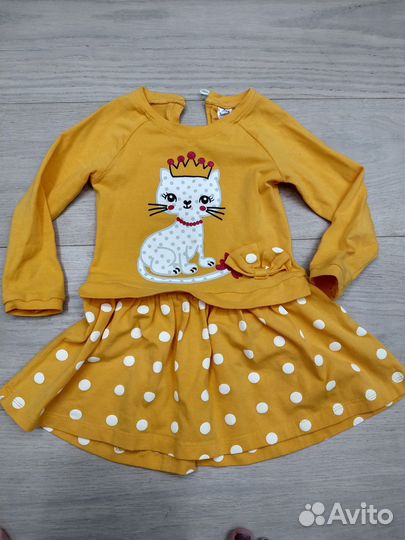 Платье для девочки 92