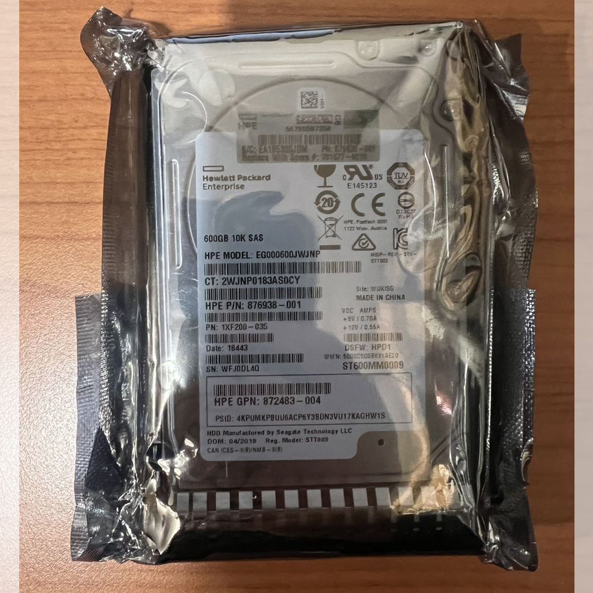[781516-B21] Жесткий Диск Hp 600gb Sas 12g 2.5 781516-B21