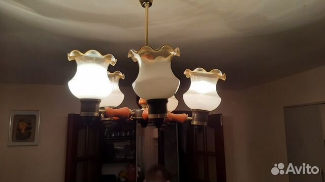 Люстра потолочная бу