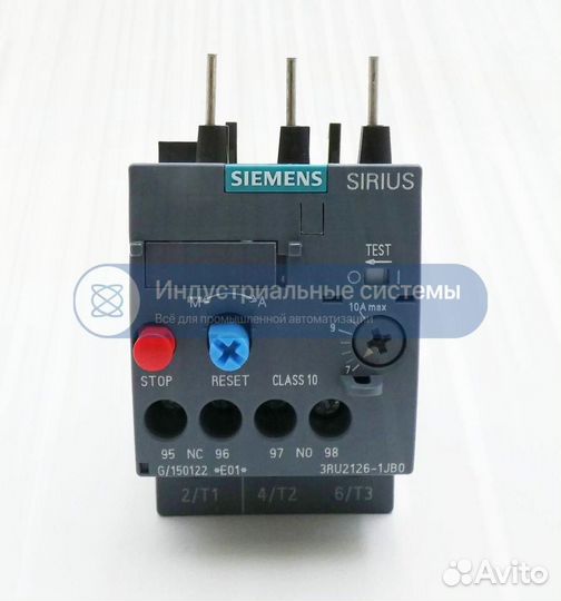 Реле перегрузки Siemens 3RU2126-1JB0