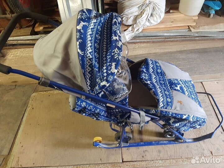 Детские санки коляска