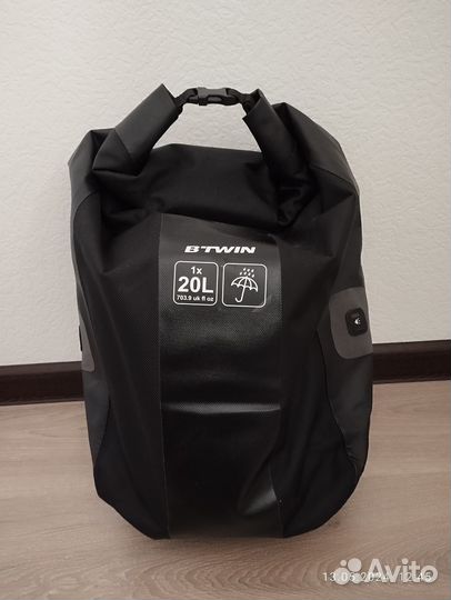 Велосумка на багажник B'twin Decathlon 20л