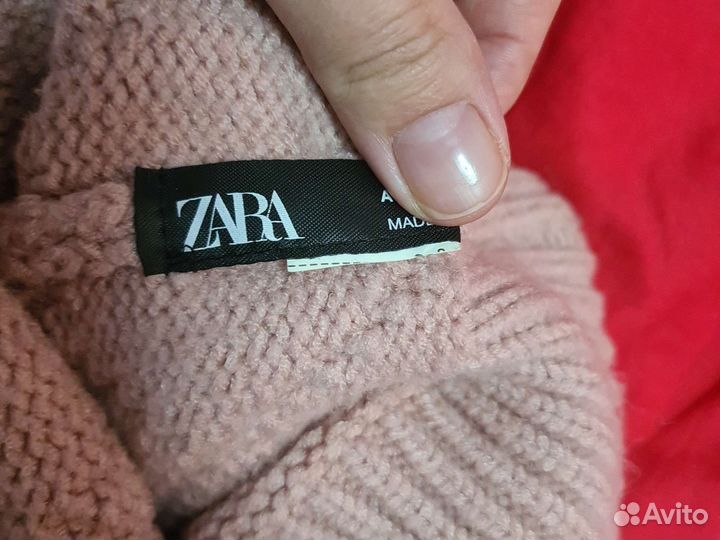 Комплект шапка и шарф zara