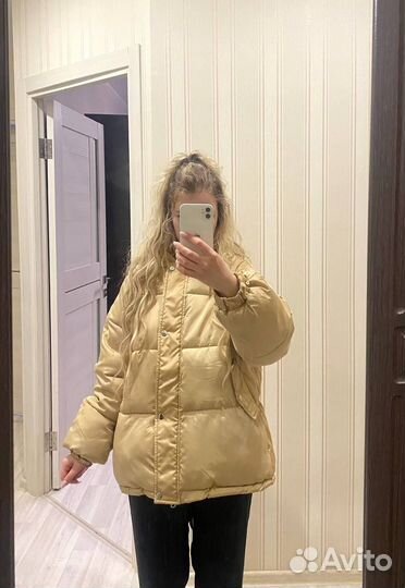 Пуховик зимний женский 48 50 короткий
