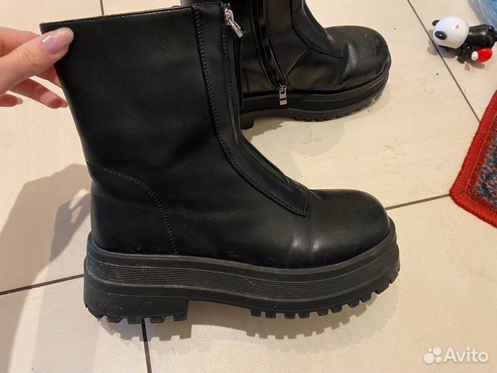 Ботинки зимние челси женские