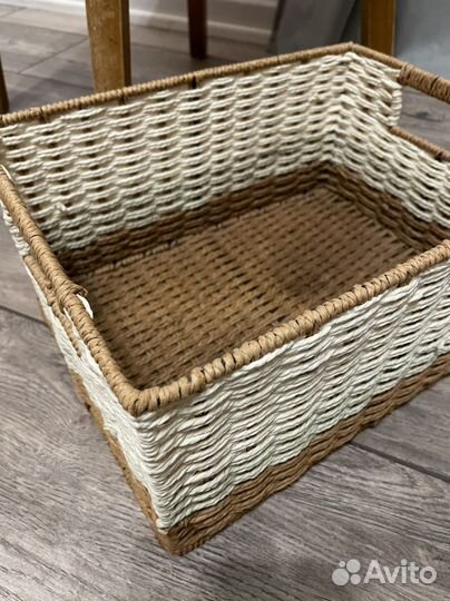 Корзина плетеная для хранения