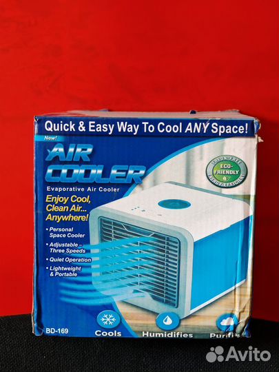 Мини кондиционер настольный, увлажнитель