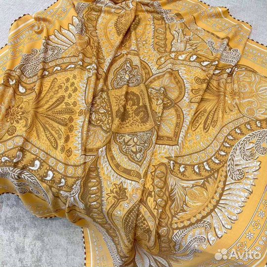 Платок hermesкашемир/шелк140/140см