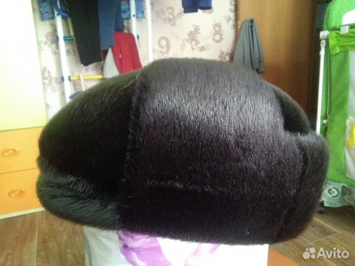 Кепка мужская из меха нерпы