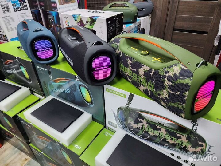 Hopestar A60 блютуз колонка караоке 1 микрофон