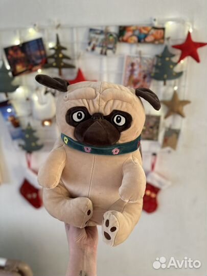 Мягкая игрушка мопс