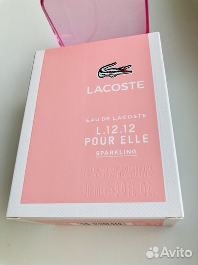 Lacoste Sparkling L.12.12 Pour Elle 90 ml парфюм
