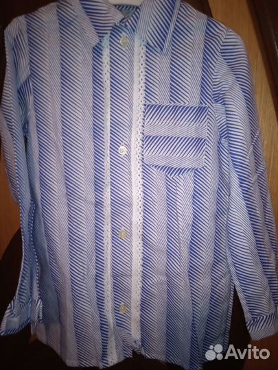 Рубашки новые на мальчика 110-116 см