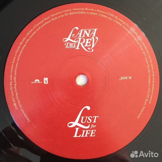 Виниловая пластинка Del Rey, Lana, Lust For Life