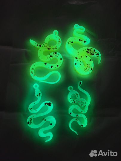 Светящиеся елочные игрушки сувениры Змеи