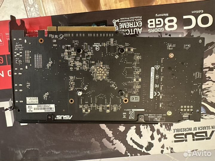 Видеокарта asus rx 580 8Gb dual