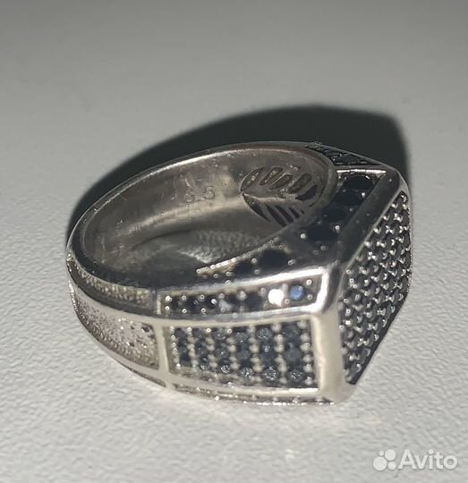 Кольцо серебро мужское