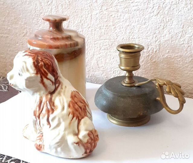 Статуэтка, подсвечник, шкатулка оникс