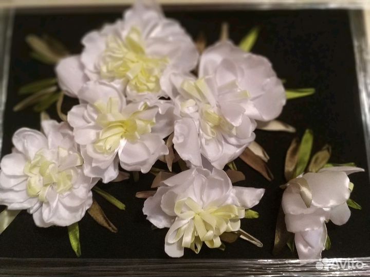 Картины. Вышивка лентами