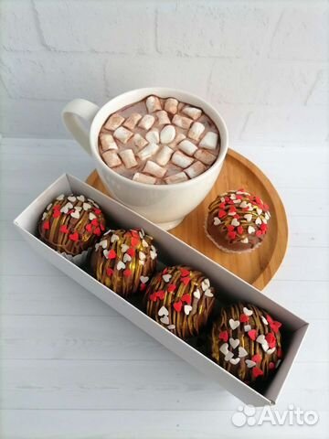 Шоколадные бомбочки с маршмеллоу