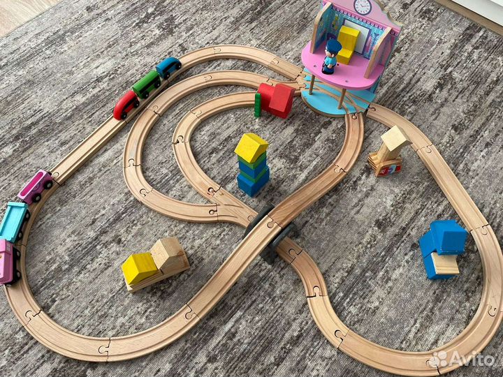 Игрушка деревянная дорога IKEA