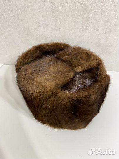 Норковая шапка мужская