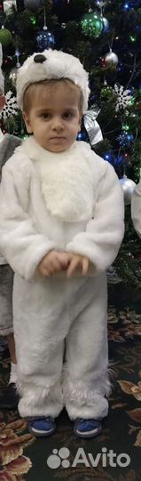 Новогодний костюм для мальчика зайчика