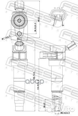 Катушка зажигания 12640004 Febest
