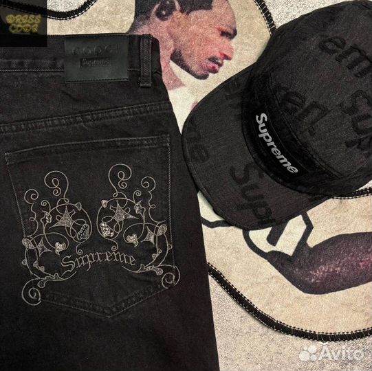 Джинсы Supreme x Coogi