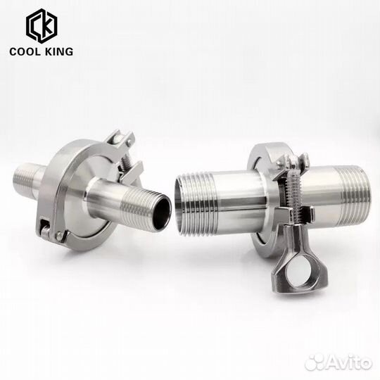 Кламп 1.5 с внешней резьбой 1 дюйм