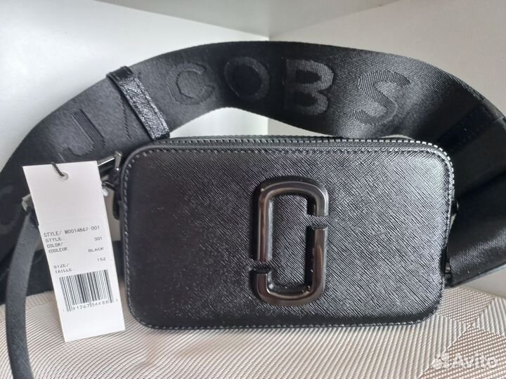 Сумка marc jacobs snapshot DTM black