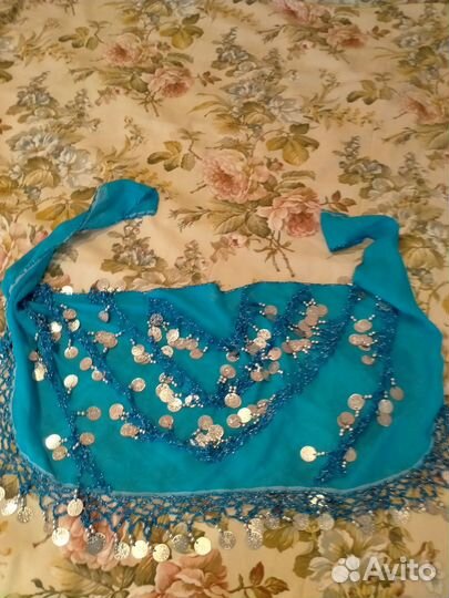 Косынка для танца-живота со звенящими монетками