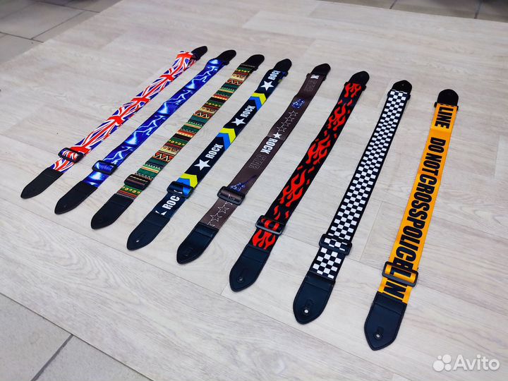 Ремни гитарные в ассортименте