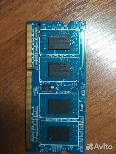 Оперативная память sodimm DDR3 (для ноута) 2x2Gb