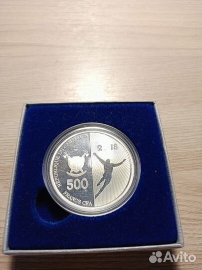 Монета 500 франков камерун