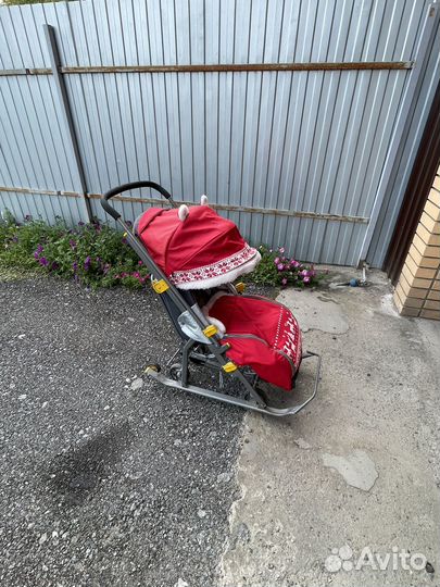 Детские санки коляска