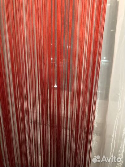 Шторы нити кисея